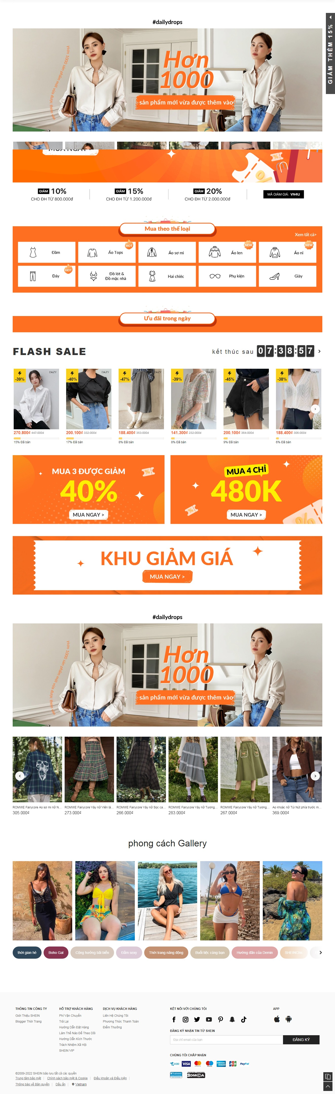 Thiết kế website SHEIN